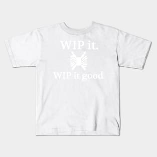 Crochet • WIP It Good Craft Humor Dark Kids T-Shirt
